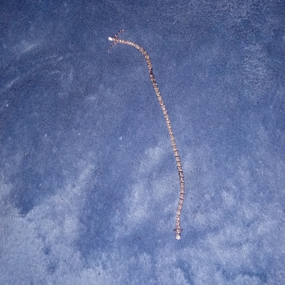 Stirling Silver Tennis Bracelet - Picture 3 of 3